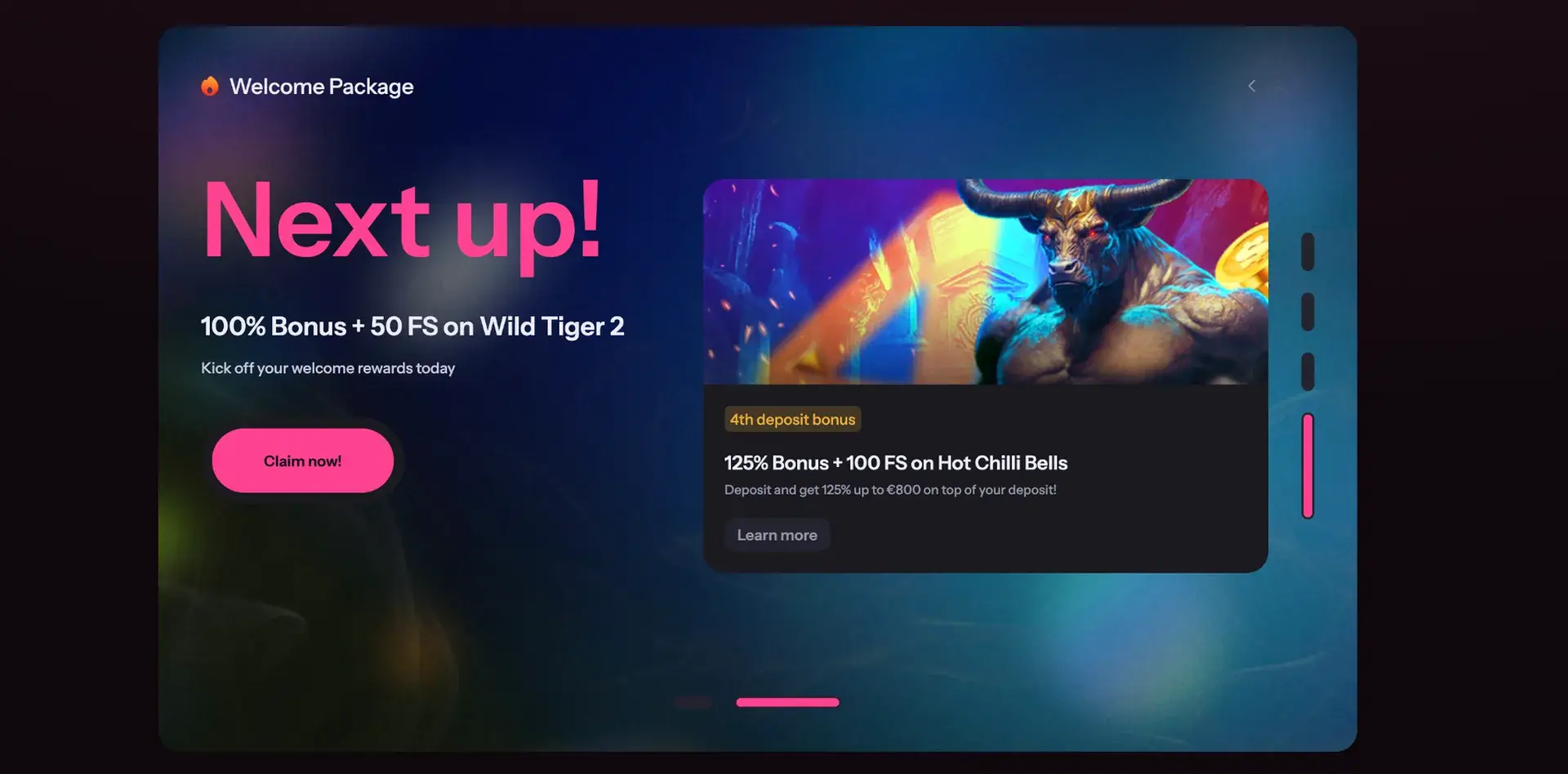 Third deposit bonus – PiggyBet casino screenshot